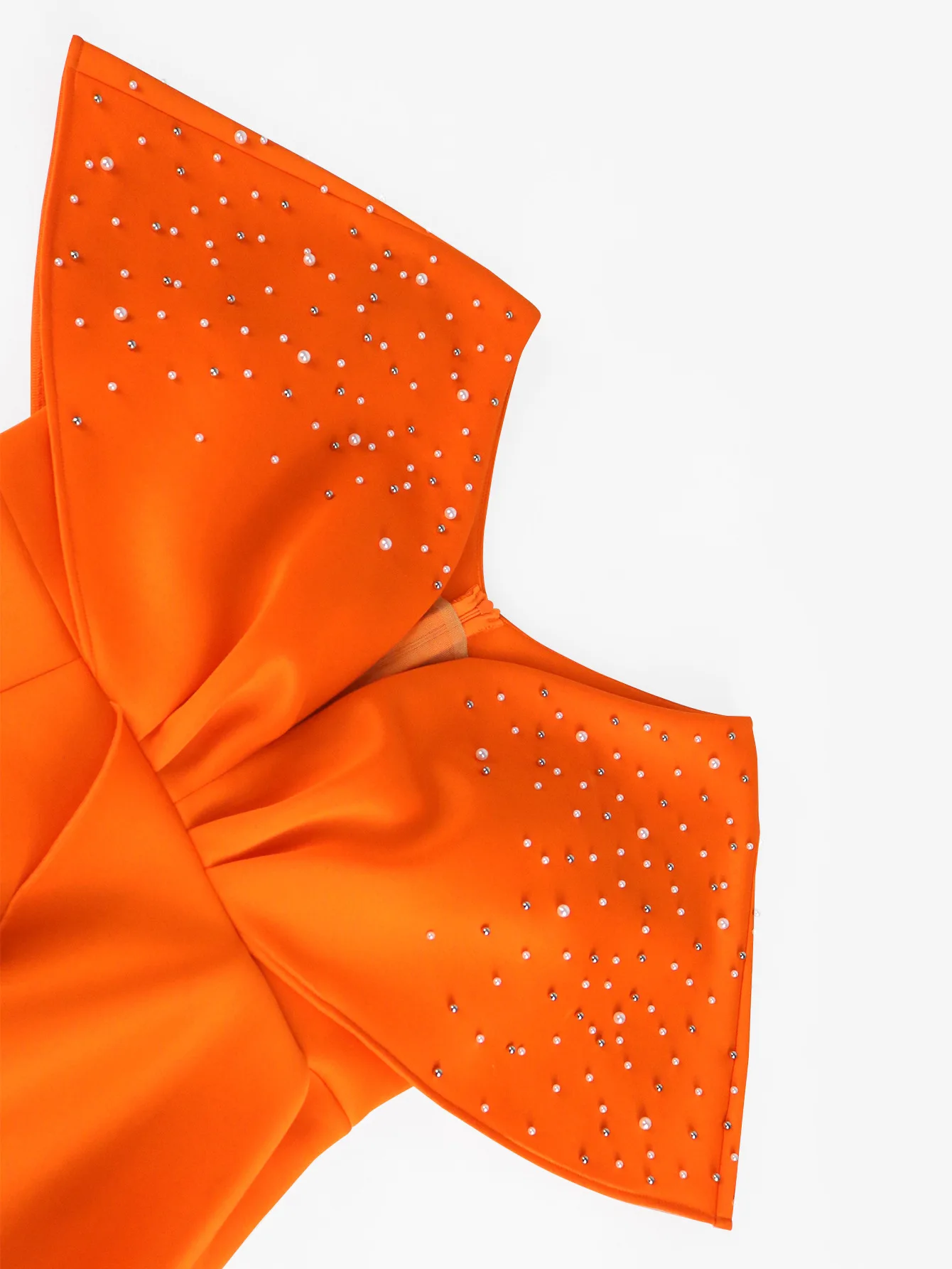 Plus Size Evening Dress Women Pearl Ruffle Split Chubby Cloth Female Casual Elegant Robe 2023 Summer Sale New Party 4xl Dress