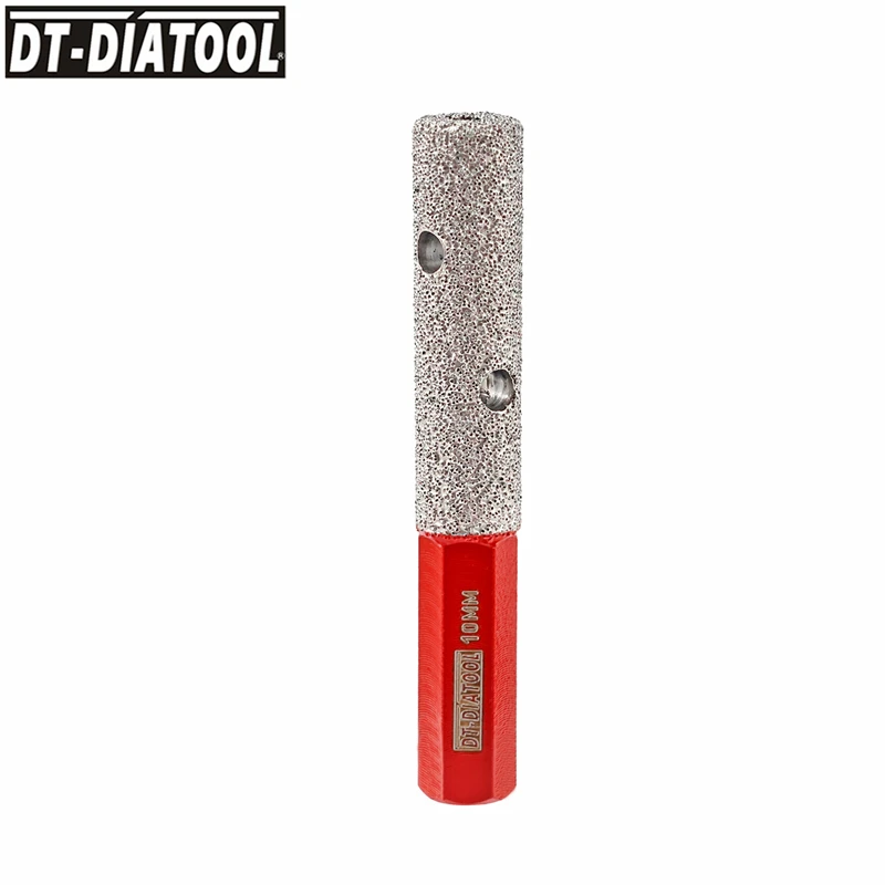 DIATOOL 1pc  Diamond Finger Milling Bits Grinding Cutter for Tile Ceramic Porcelain Marble Dia 10/20/25mm