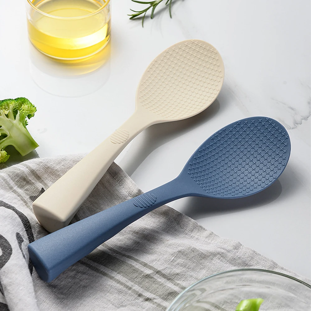 Silicone Spatula Silicone Kitchen Utensils Silicone Cooking Spoon 1/2 Pcs Silicone Long Handle Rice Spoon High Temperature Resistant Non Stick Rice Spoon Lisheng Kitchen Accessories