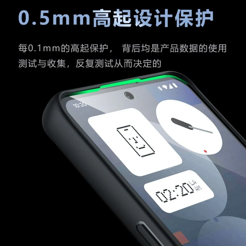 Matte Clear Acrylic Magnetic Anti-Fall Protective Back Cover and Bumper Case