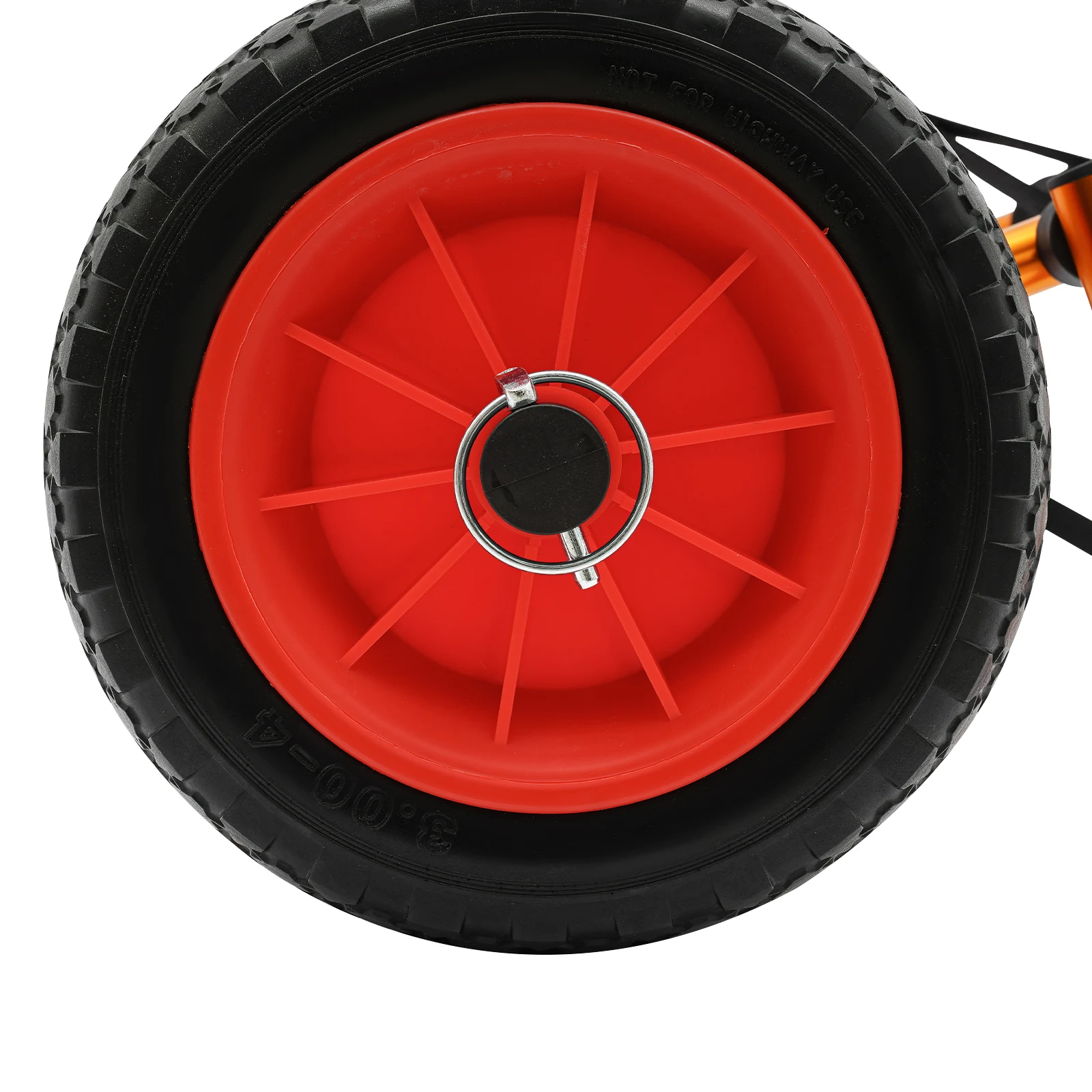 Aluminium gefalteter Kajak-Kanu-Rad-Dolly-Bootsträger-Trolley mit massiven Reifen für den Transport, Belastung 80 kg/176,37 lbs – Detail 10