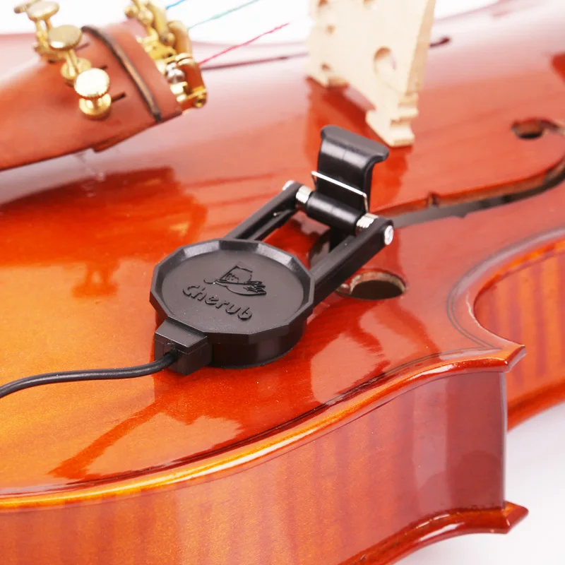 Musedo CP-60V Pickup for Violin Clip-on Pickup with 14 Jack 2.5M Cable Compact Professional