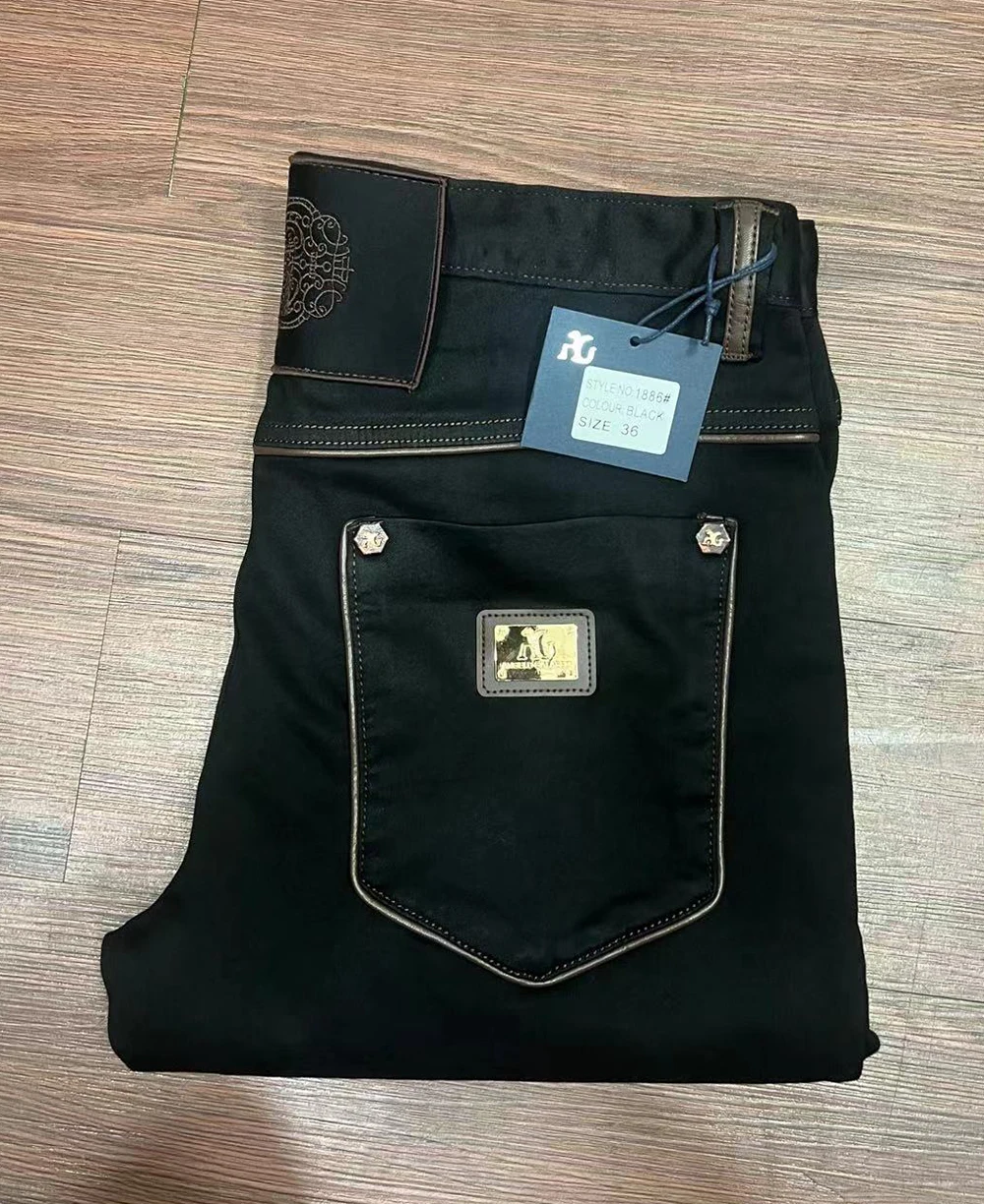 

BILLIONAIRE OECHSLI Jeans Cotton men 2024 new Fashion flexibility Slim fit elasticity embroidery high quality size 32-42