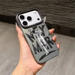 N - Neymars Frosted Acrylic Phone Case - Stylish and Durable Protective Cover - Galaxy M34 (1)