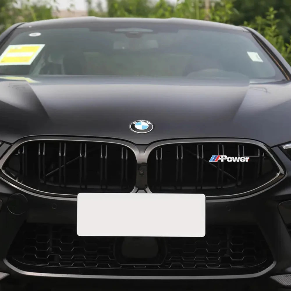 3D 금속 자동차 전면 그릴 배지, 바디 트렁크 장식 엠블럼, 자동차 개조 액세서리, M BMW E90 E92 E93 F20 F21 F30 F31 F32