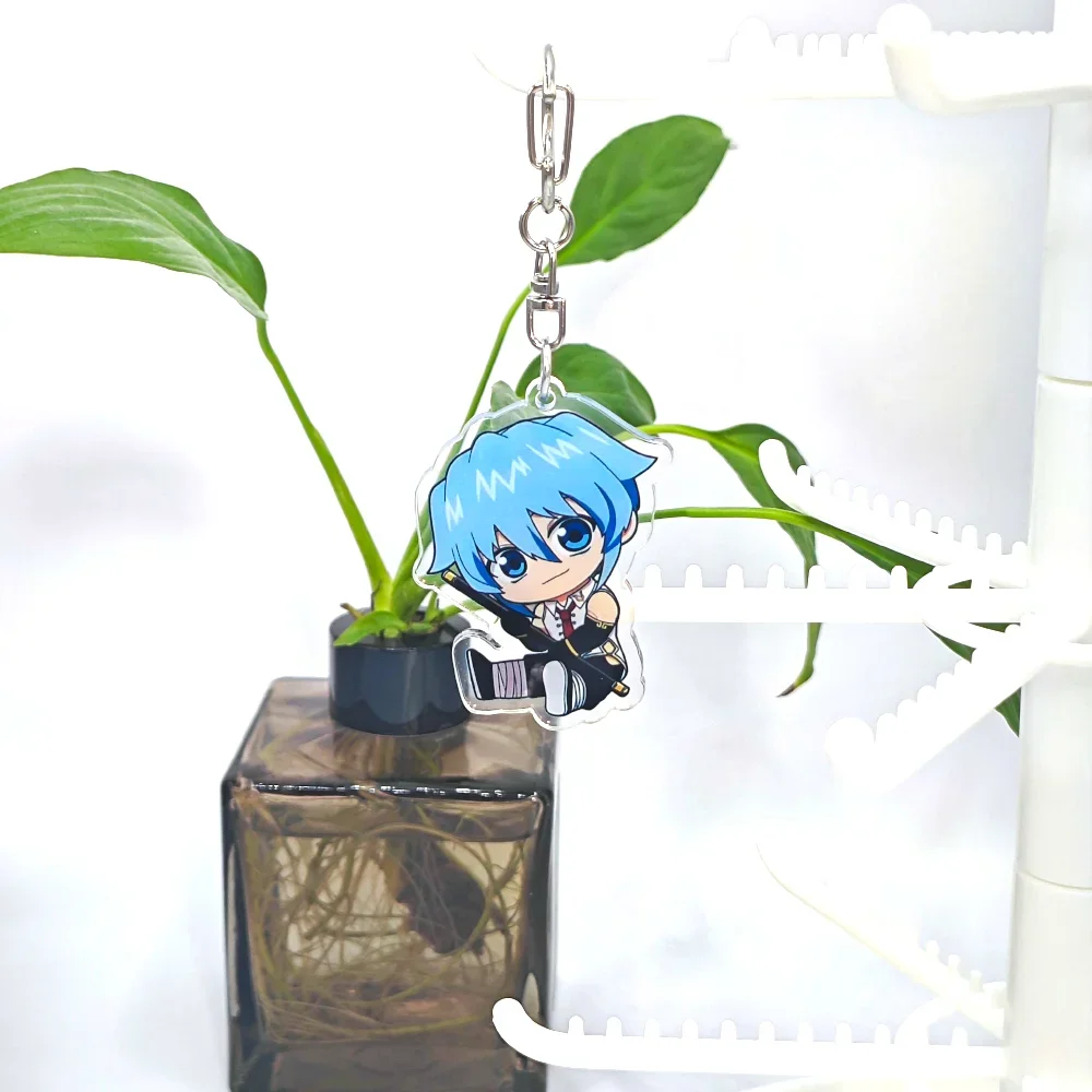 Cartoon Anime Pendant Keychains Holder Car Key Chain Key Ring Mobile Phone Bag Hanging Undead Unluck