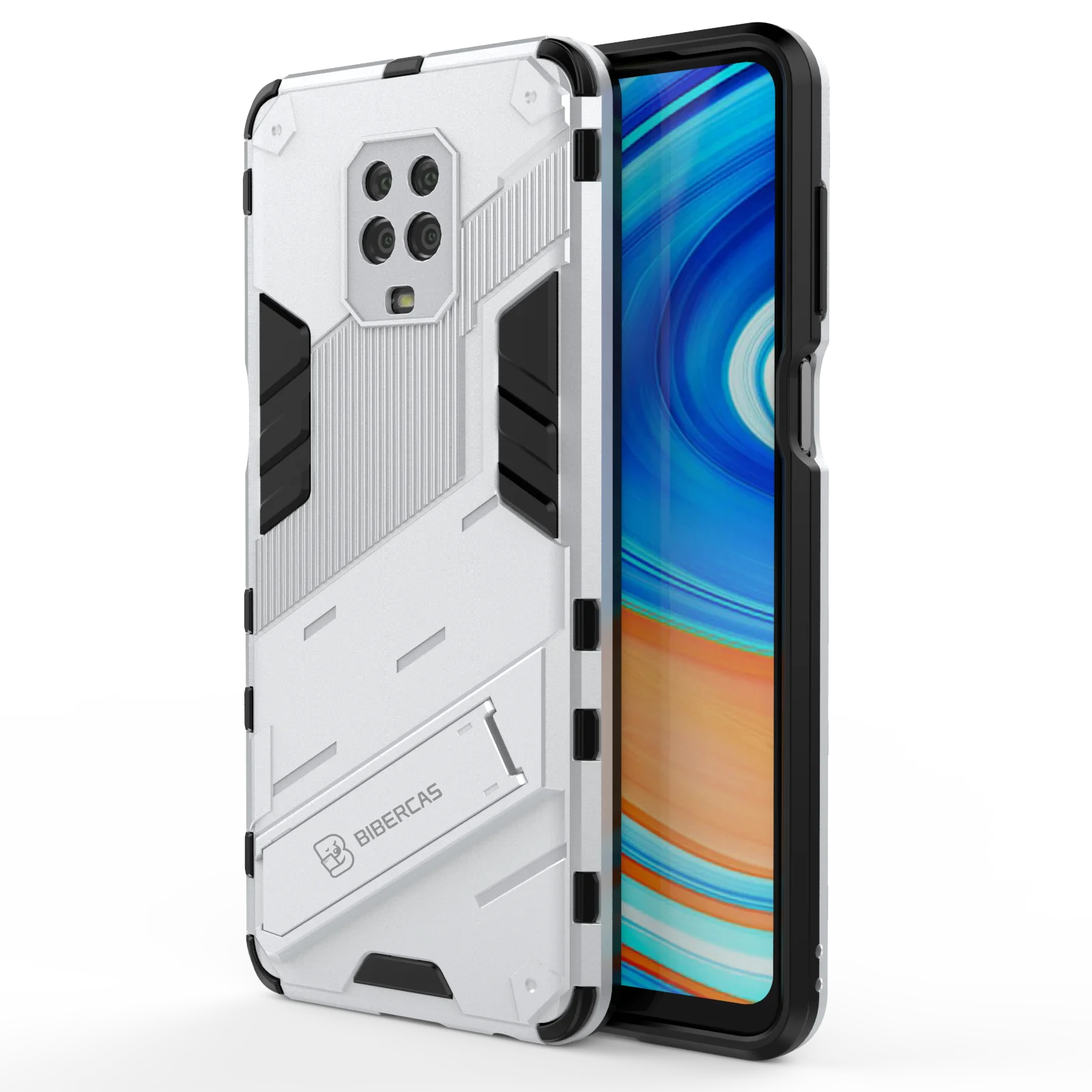 Enhanced Shockproof Armor Stand Phone Case Bumper Cover