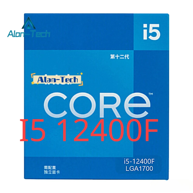 Per In-Tel 12Th Generation Core I5 12400F 6 Core 12 Thread Desktop Nuovissimo Processore Cpu