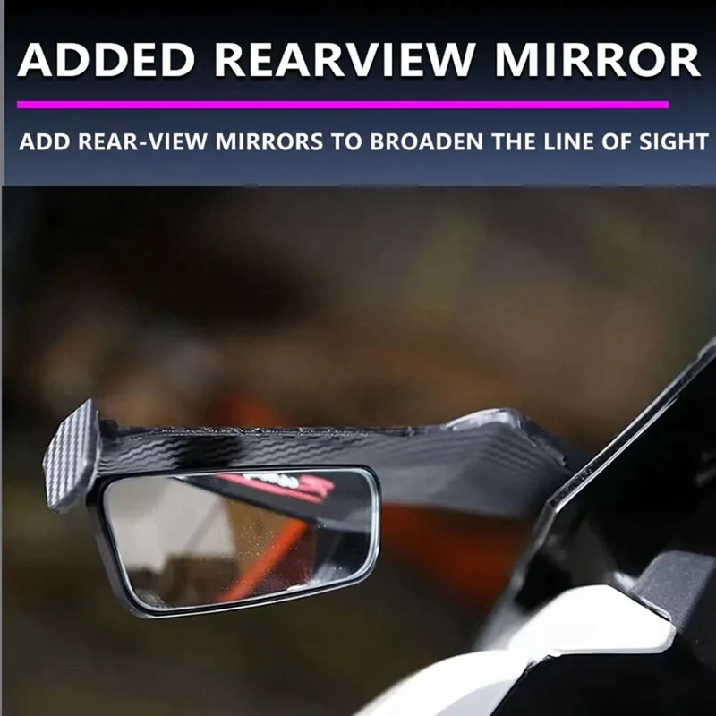 

Обтекатель для мотоциклетного спойлера, Универсальный Регулируемый шаблон из ABS углеродного волокна для Honda CBR650R Yamaha YZF R1 YZF R6 T-MAX530