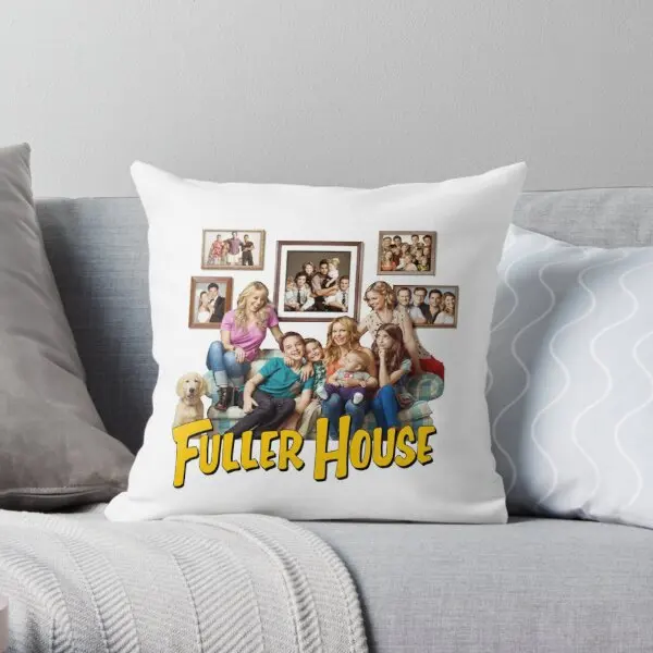 

Fuller House Cast Merch Printing Throw Pillow Cover Soft Home Fashion Anime Square Comfort Office Pillows not include One Side