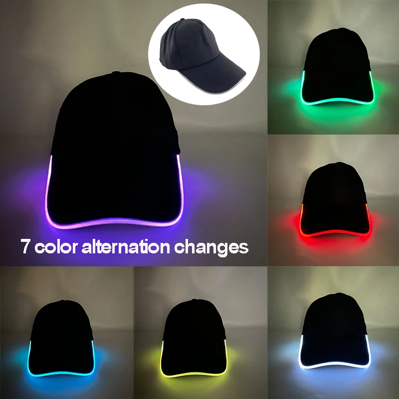 Luminous LED Light Up Baseball Cap 1