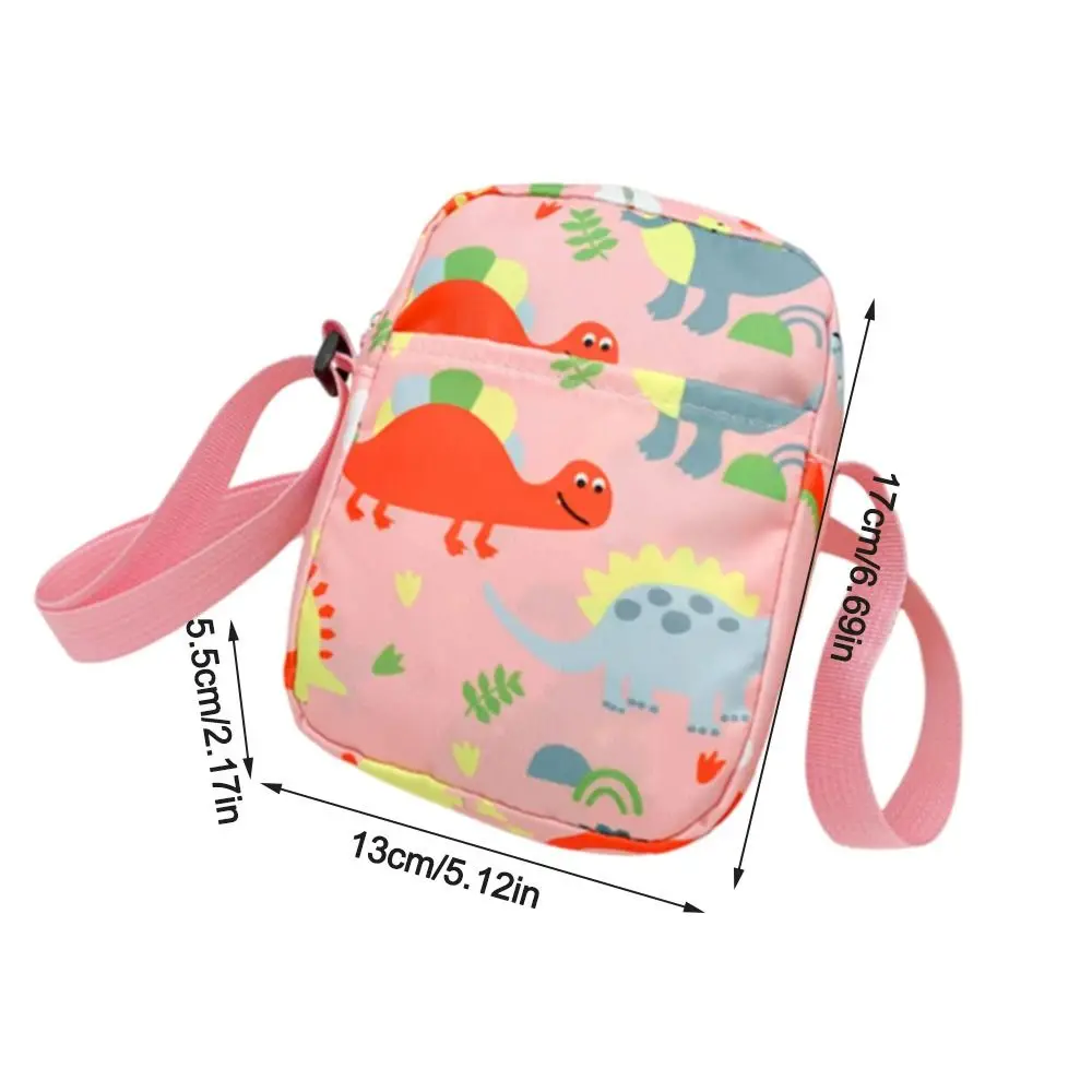 Cartoon Men Women Dinosaur Shoulder Bags Canvas Bag Makeup Bag Phone Bag Cosmetic Bag Waist Pack Chest Bag