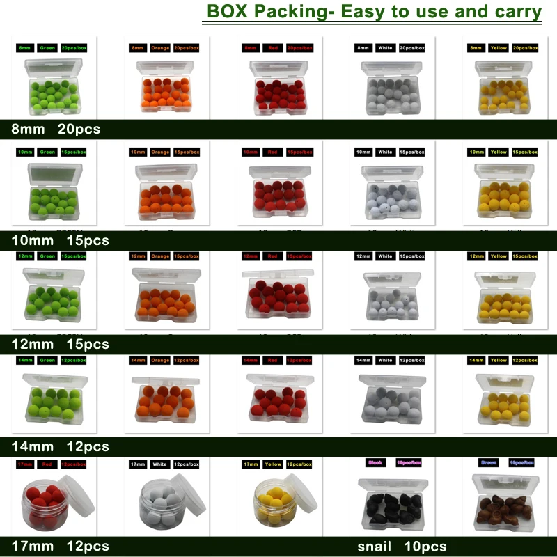 8/10/12/14/17mm Pop Up Boilies Carp Fishing Bait for Carp Hair Rig Floating Corn Boilies Tackle carp fishing bait