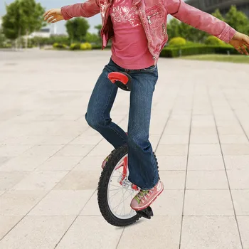 Adjustable Exercise Unicycle Outdoor Unicycle One Wheel Bike For 5-60 Years Old