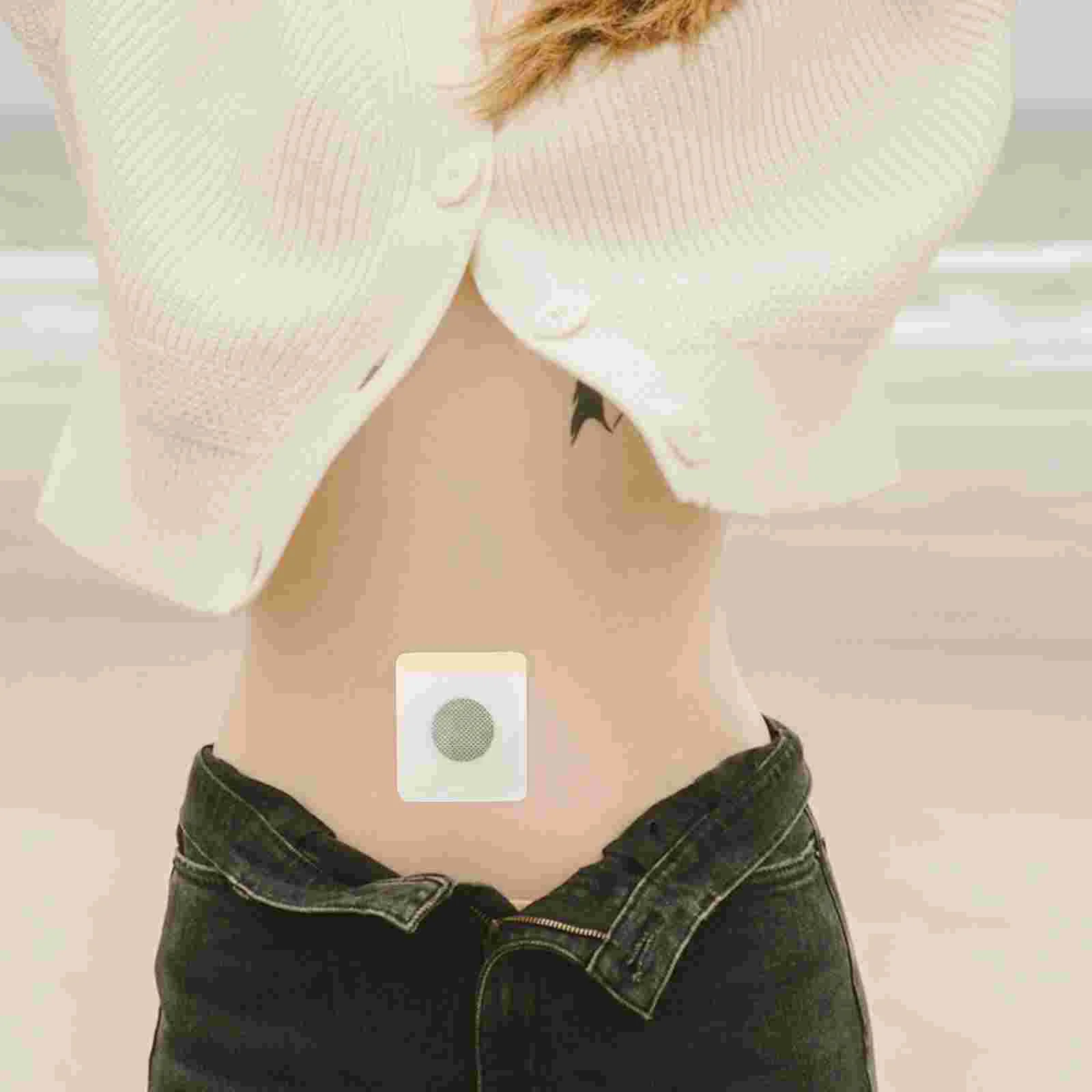 10 Pcs Stickers Weight Loss Abdomen Navel Tightening Patch White Slimming