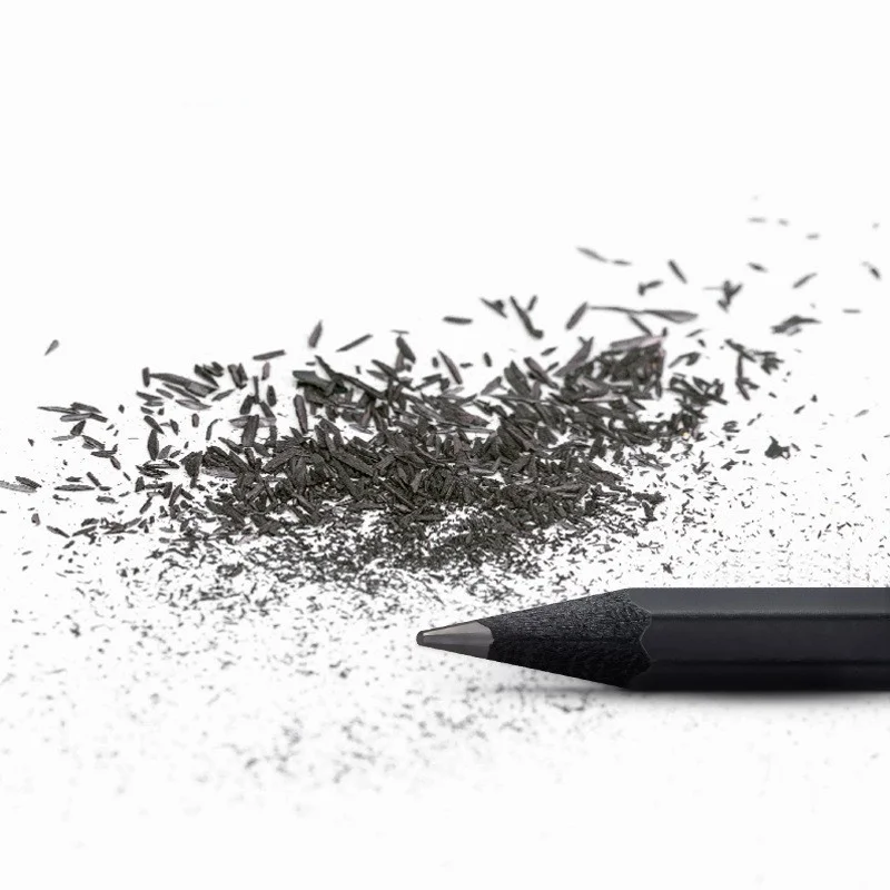 Black Wood Graphite Pencil Set HB 2B Black Lead Office Writing Pencil 10pcs Pack Gift Stationery 3
