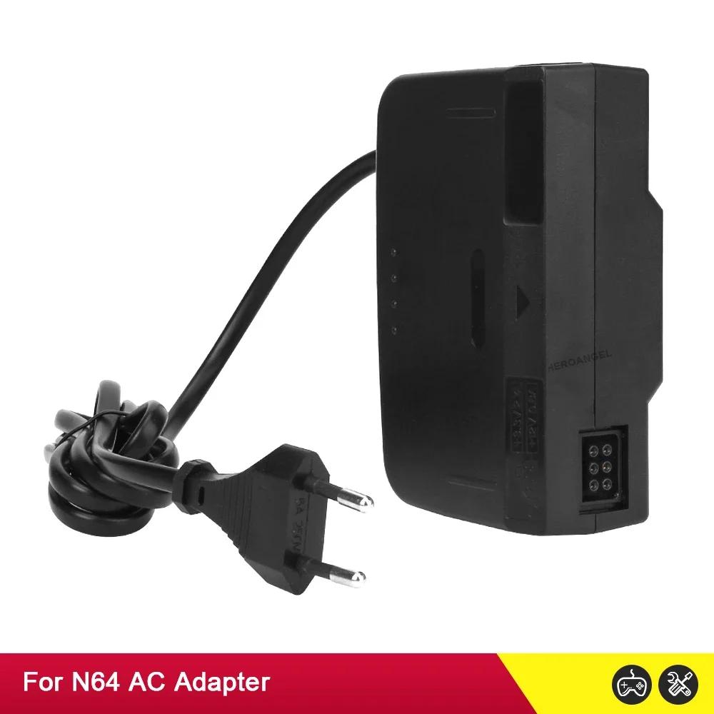 High Quality Wall Charger AC/DC Adapter Power Supply Game Charger For N64 Console AC Adaptor EU/US Plug Dropshipping