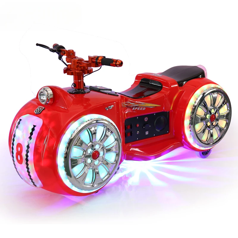 

Outdoor Coin Operated Child Amusement Electric Scooters Kiddie Rides Arcade Games Machine