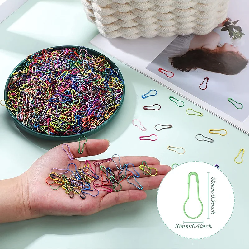 1000 Spille Di Sicurezza A Forma Di Zucca - Ferro Nero, 2.1 Cm, Per Cucito E DIY - Foto 6