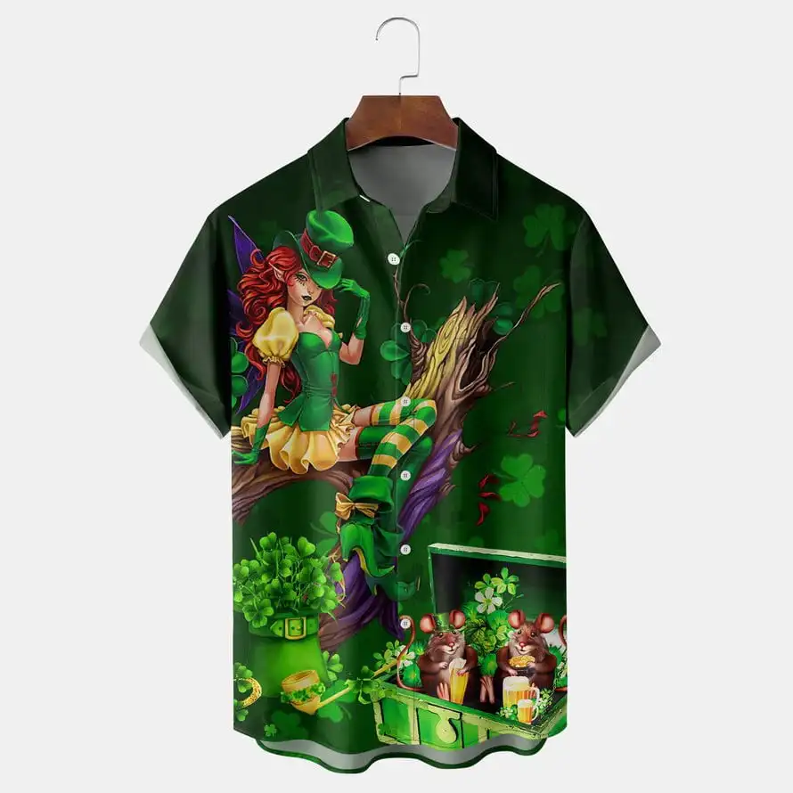 

St. Patrick's Day Shirt men-s-top Q5