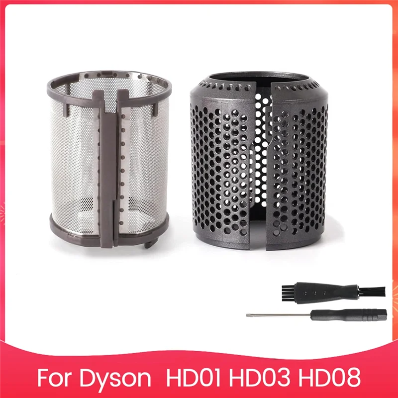 Description Picture 5 of itemB82B-Hair Dryer Inner Filter + Outer Filter Cage Replacement For Dyson HD01 HD03 HD08 Models