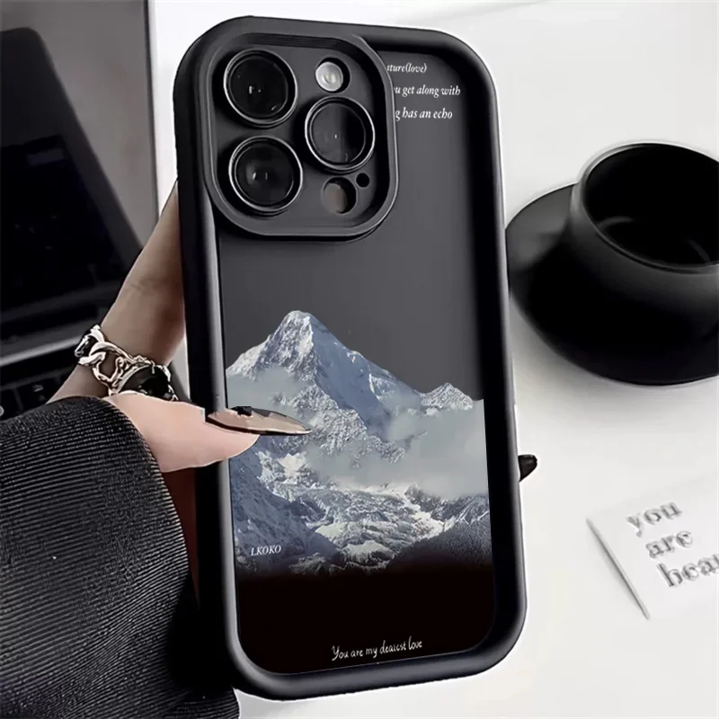 Scenic Mountain Cloud Cover Phone Case