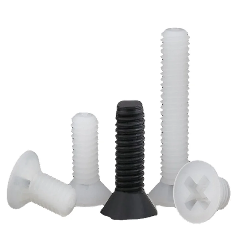 M6 6mm White Nylon Flat Head Phillips Screws Countersunk head Machine Screws department store