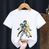 2024 Beyblade Burst Evolution Print Kids T Shirt Girls Summer Tops Baby Boys Clothes Cartoon Children Short Sleeve T-shirt 4