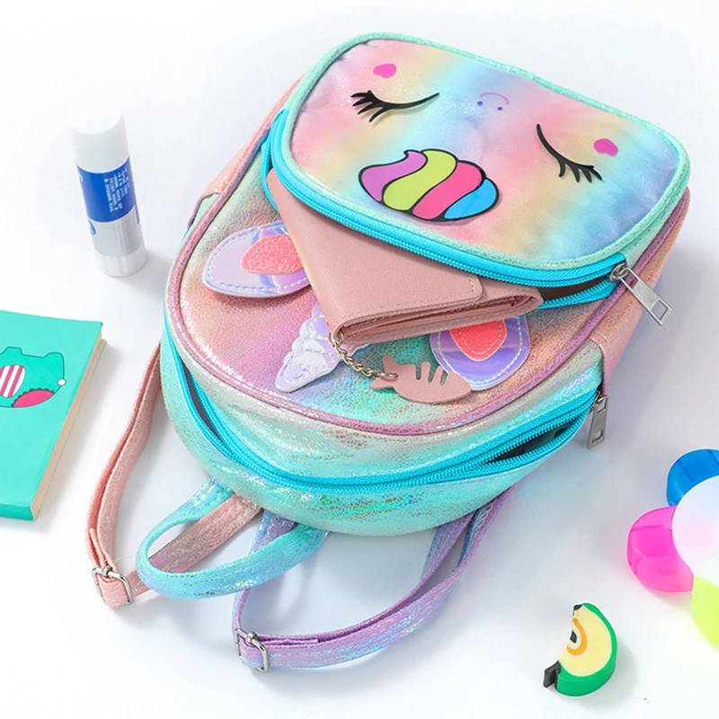 Unicorn Hologram Children Schoolbag