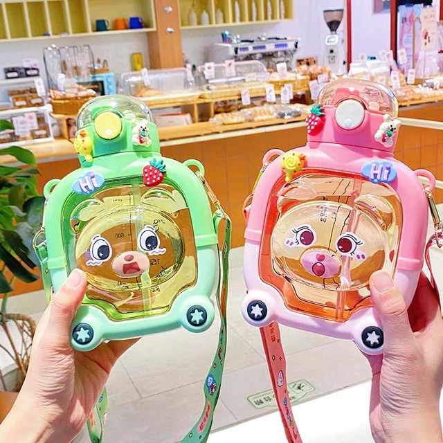 1pc Cartoon Doll Silicone Magic Suction Cup Cover For Cup