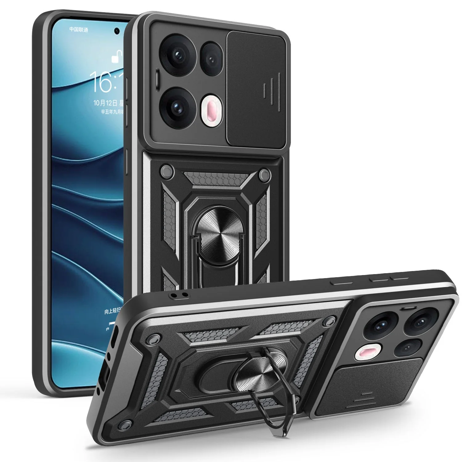 Shockproof Silicone Armor Case with Camera Protection