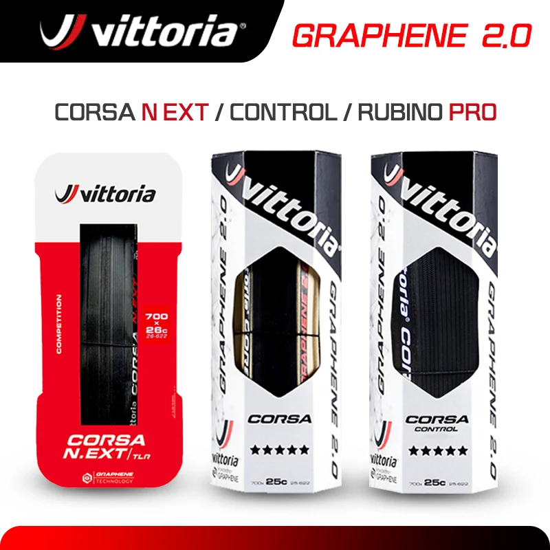 Vittoria Corsa Next/Corsa Control/Rubino Pro 700X25/28/30C Grafene Tubeless Pneumatico E Tubo Pneumatico Da Strada Copertoncino Pieghevole 700C Pneuma