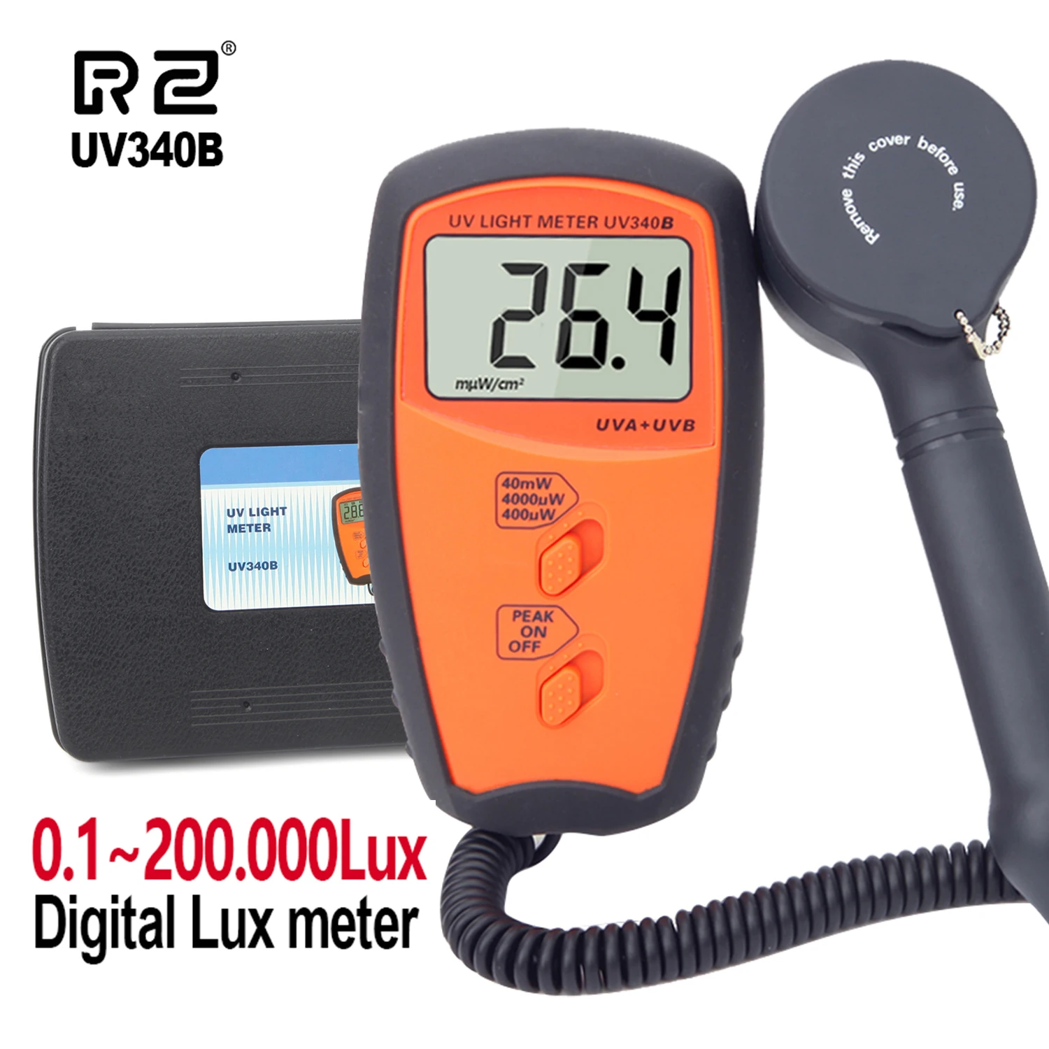 BINGNU SM206E UV-Index-Messgerät – Digitaler UVA/UVB-Strahlungstester Für Sonnenlicht & Solarien