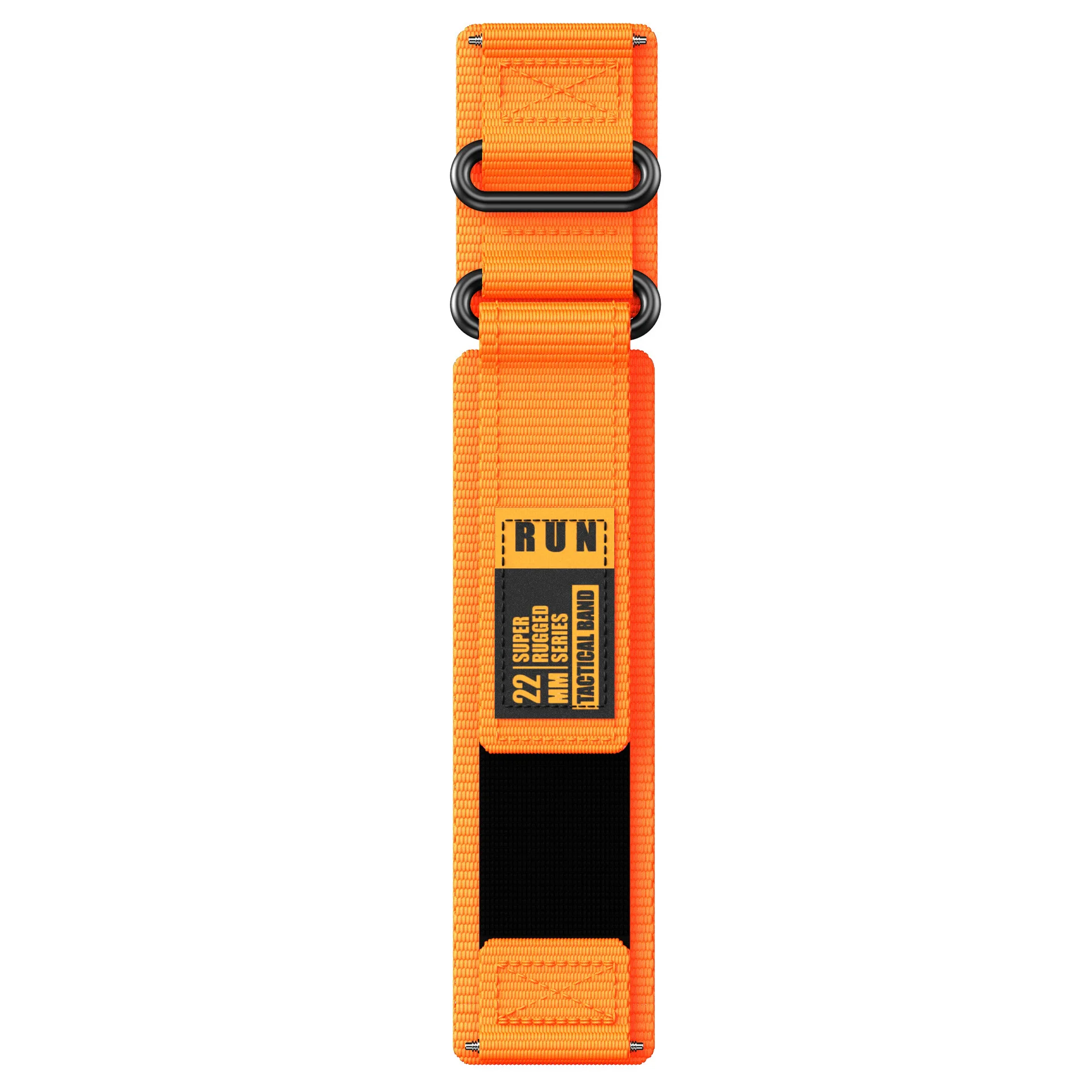 Nylon Hook and Loop Sports Watch Strap, 22mm