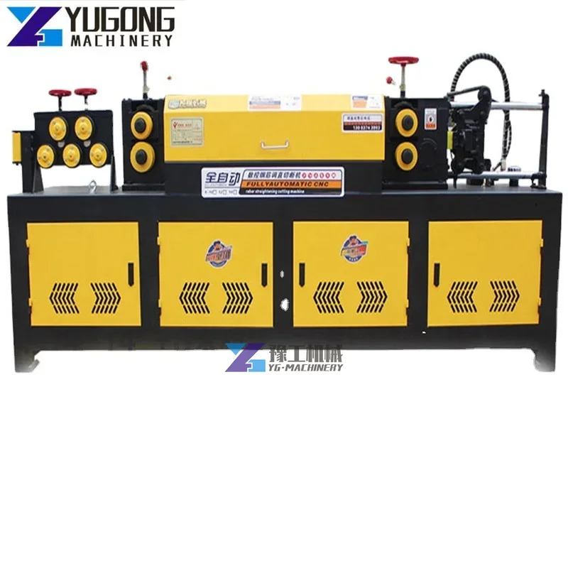 Automatic Steel Wire Straighter Rebar Straightening and Cutting Machine for Sale 3