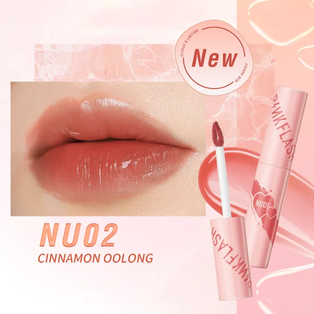 Pinkflash Glossy Matte Lipstick Liquid Lip Gloss Waterproof Long Lasting Nude Lip Stick Women Red Lip Tint Beauty Cosmetic 8