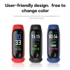 M3 Plus Smart Sports Watch Silicone Waterproof Bracelet Heart Rate Blood Pressure Monitor Fitness Tracker Smart Watch 3