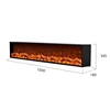 Electric Fireplace Embedded European Ornament Electronic Simulation Flame Home Decoration Equipment 5