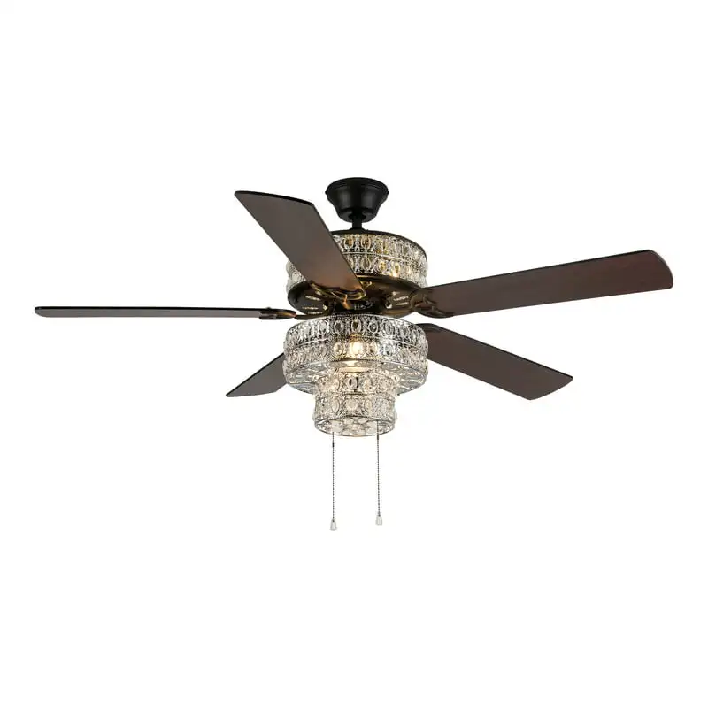 

Crystal LED Ceiling Fan with Light