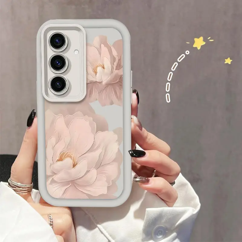Vibrant Giant Flowers Sky Eye Phone Case Cover