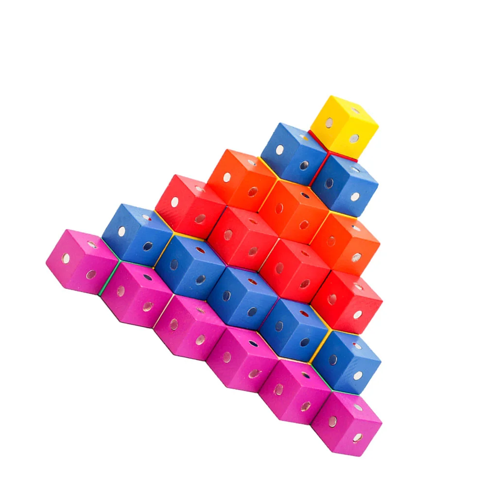 

30pcs Innovative Magnet Cube Magnetic Building Block Sensory Toy (Random Color)