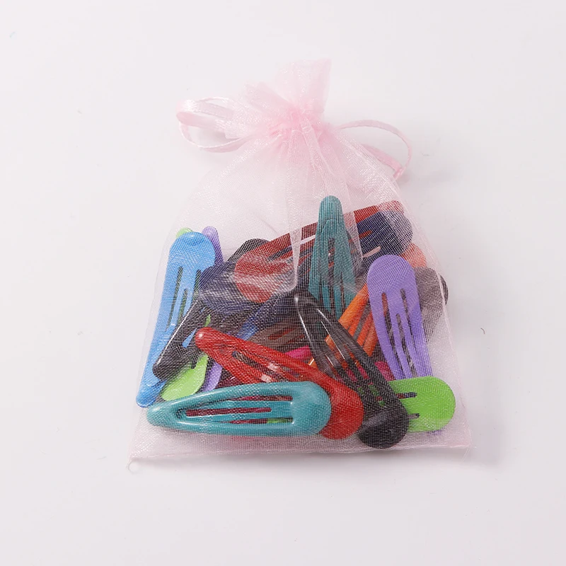 40 Pcs Black Metal Snap Hair Clips - 2 Inch Barrettes For Girls & Kids, No-Slip Hair Accessories