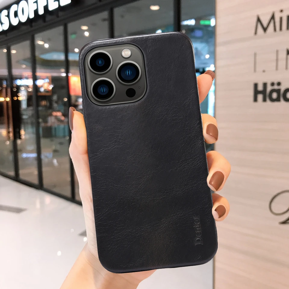 iphone 11 Pro Max  cover Amstar Nature Vintage Oil Wax Top Layer Cowhide Leather Case for iPhone 13 12 11 Pro Max 13 12 Mini Luxury Pure Leather Cover iphone 11 Pro Max  cover