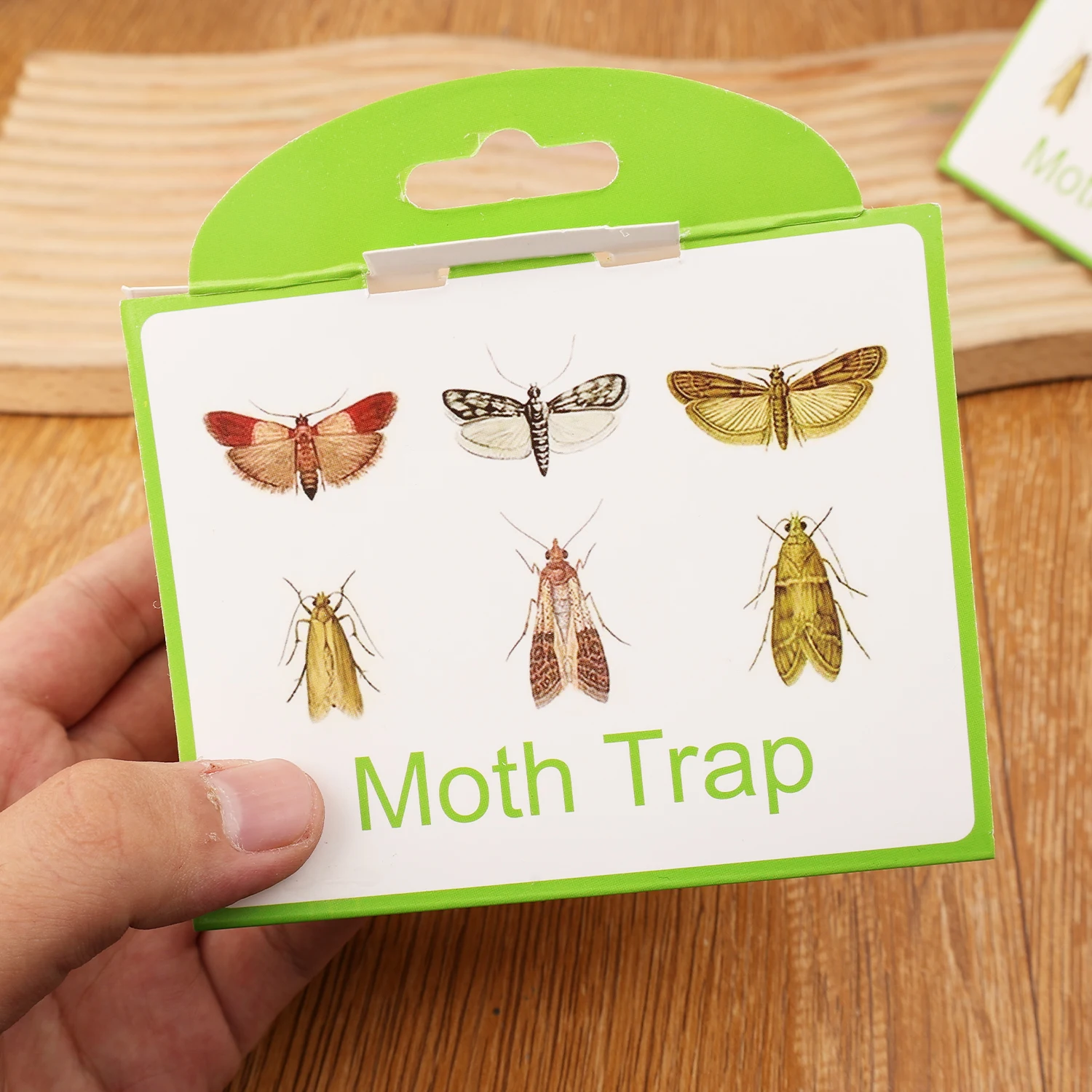 1/20 Stück Mottenfallen für Speisekammer, Küche, Haus und Garten, Schädlingsbekämpfung, Mottenfänger, Pheromon-Motten-Aufkleber, Lockmittel mit Klebstoff – Detail 4