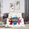 Cartoon P-PocoyoS Printed Comfortable And Soft Sofa Living Room Bedroom Plush Blanket Suitable For Home Travel And Gifts 1