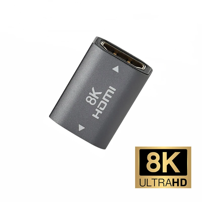 

HDMI high-definition multimedia interface female to female adapter HDMI2.1 version, support 8K 60HZ