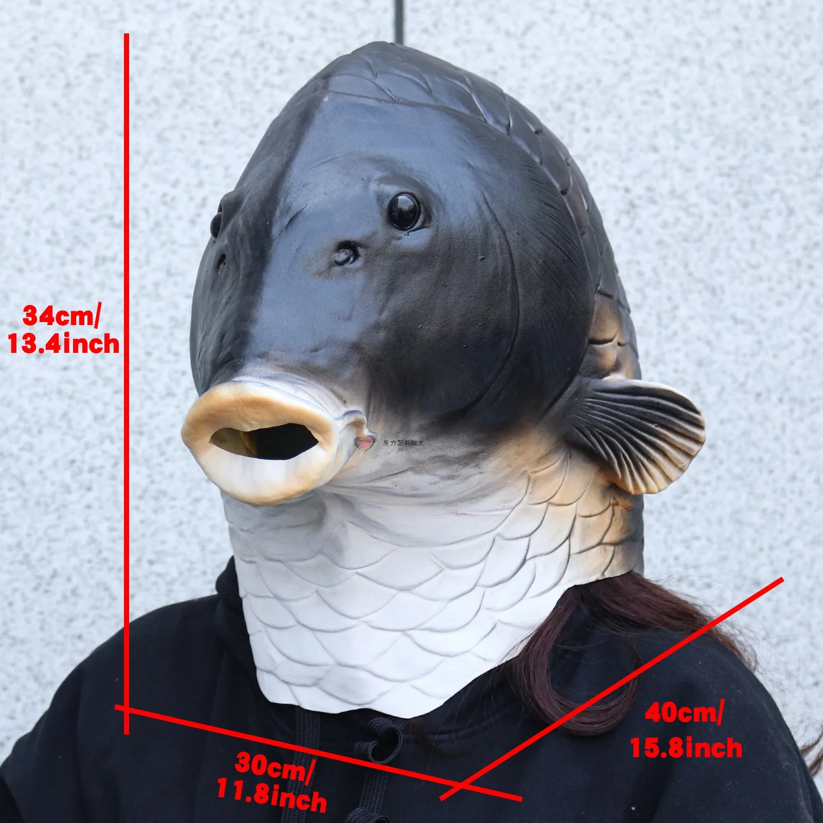 Fish Halloween Costume HENGYUTOYMASK Fish Mask Halloween Costume Party ...