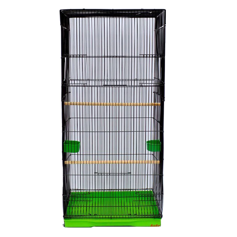 Large Bird Cage Strong Standing Flying Many Birdcage Transparent Foreground Parrot Cage with Bottom Tray Pigeon Nest Macaw