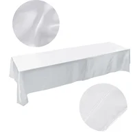145x320cm Rectangle shaped Tablecloth Polyester Table Cover Stain resistant Banquet Wedding Party Decor Party Tablecloth 1