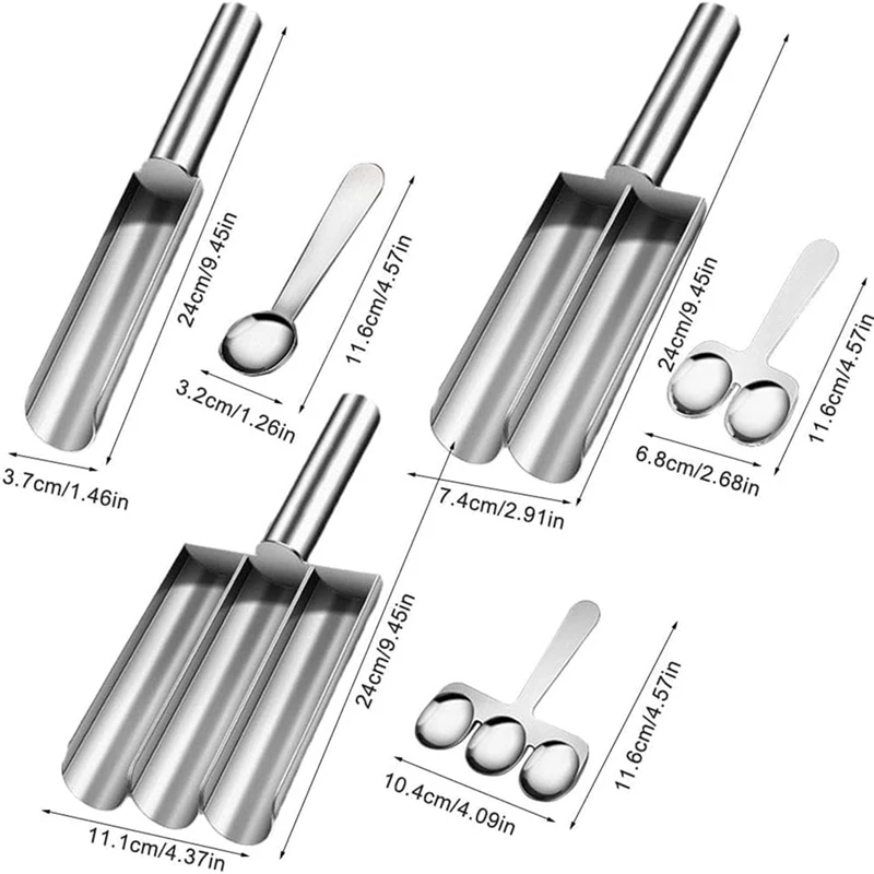 Stainless Steel Kitchen Manual Meatball Maker None-Stick Meatball Maker Shape Ball A 1 PCS